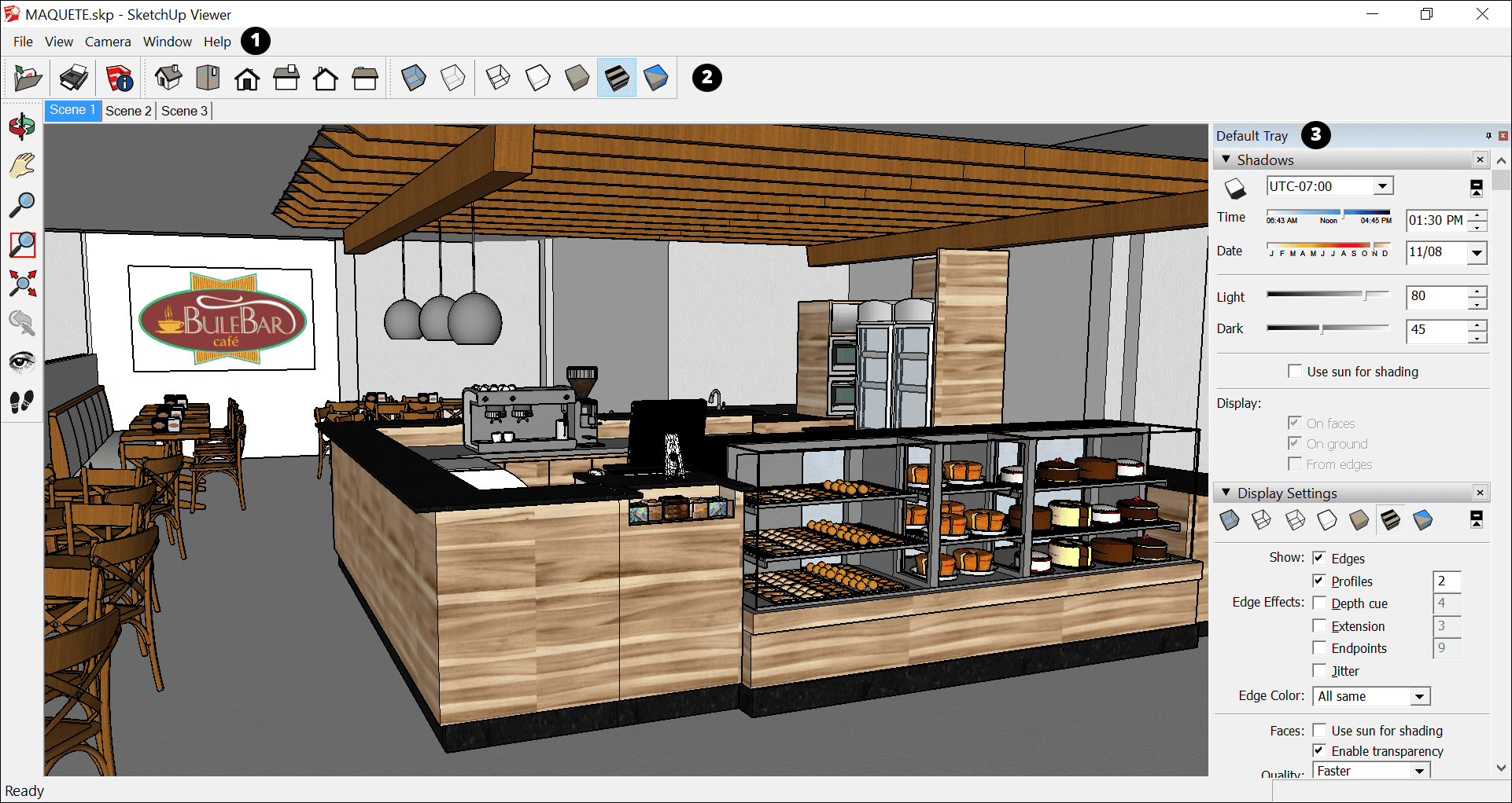 SketchUp Free project