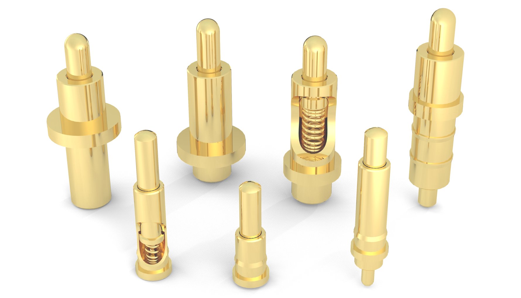 spring-loaded pogo pins spring-loaded pogo pins