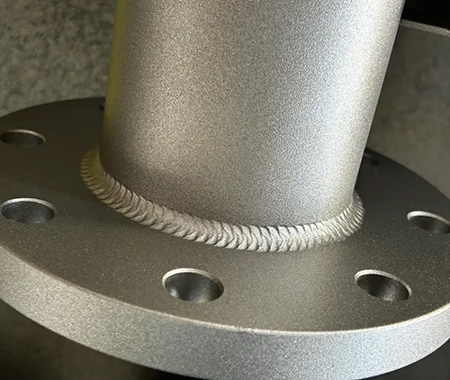 tig welded seam